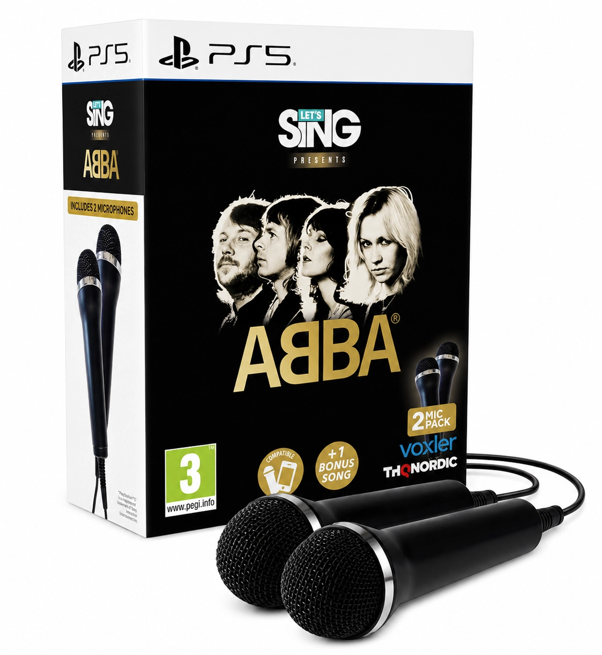 Let's Sing ABBA 2027 + 2 Mikrofony Gra na PS5