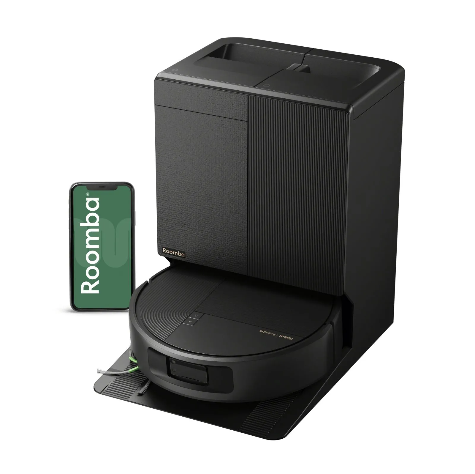 Robot sprzątający iRobot Roomba 675 Combo Czarny Funkcja mopowania Stacja oczyszczająca Tworzenie mapy pomieszczenia 63dB