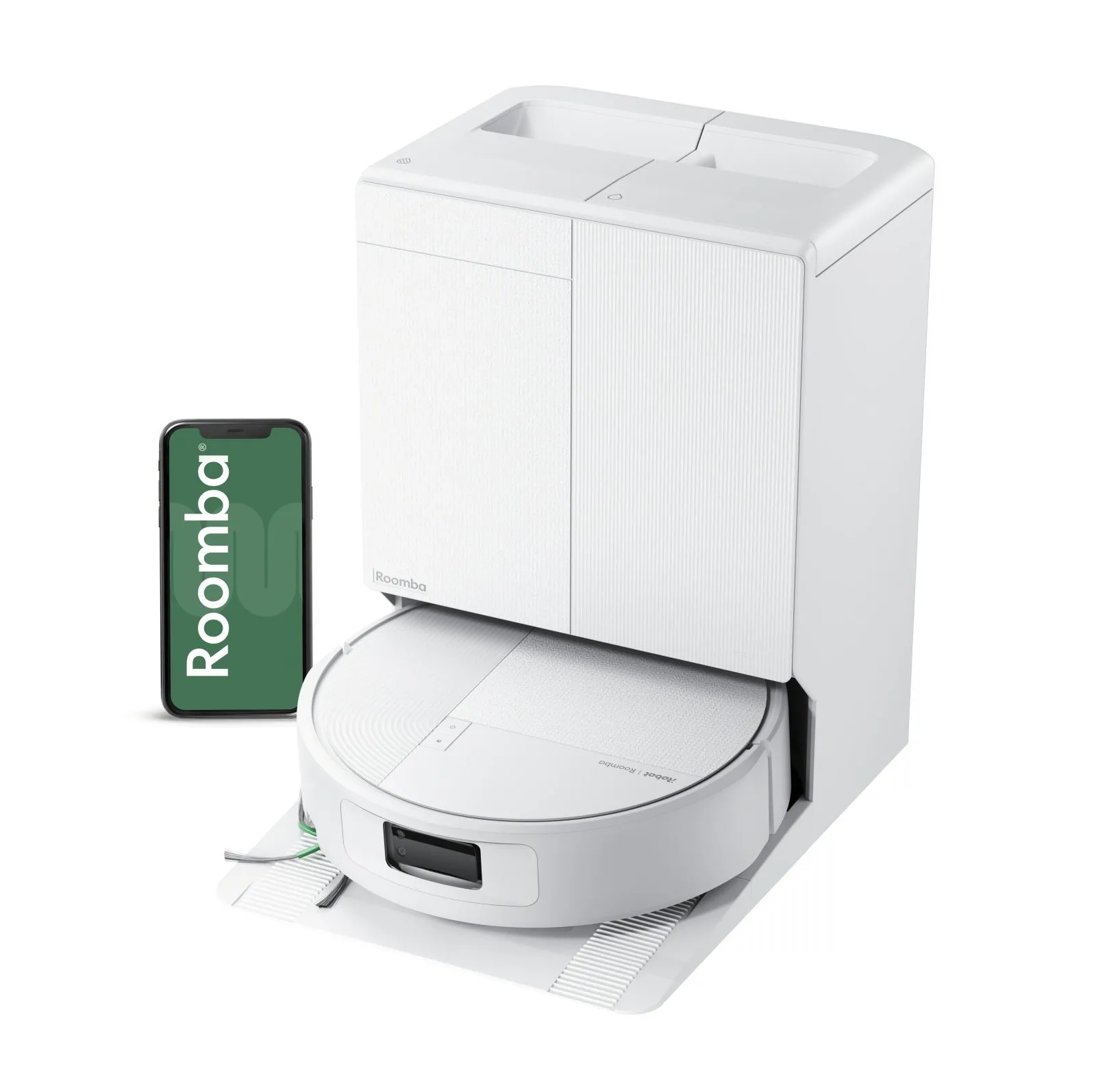 Robot sprzątający iRobot Roomba 675 Combo Biały Funkcja mopowania Stacja oczyszczająca Tworzenie mapy pomieszczenia 63dB
