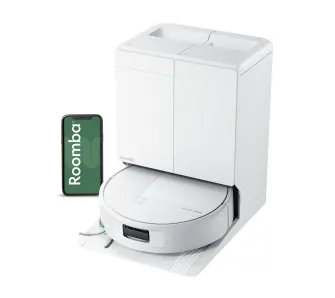 Robot sprzątający iRobot Roomba 675 Combo Biały Funkcja mopowania Stacja oczyszczająca Tworzenie mapy pomieszczenia 63dB