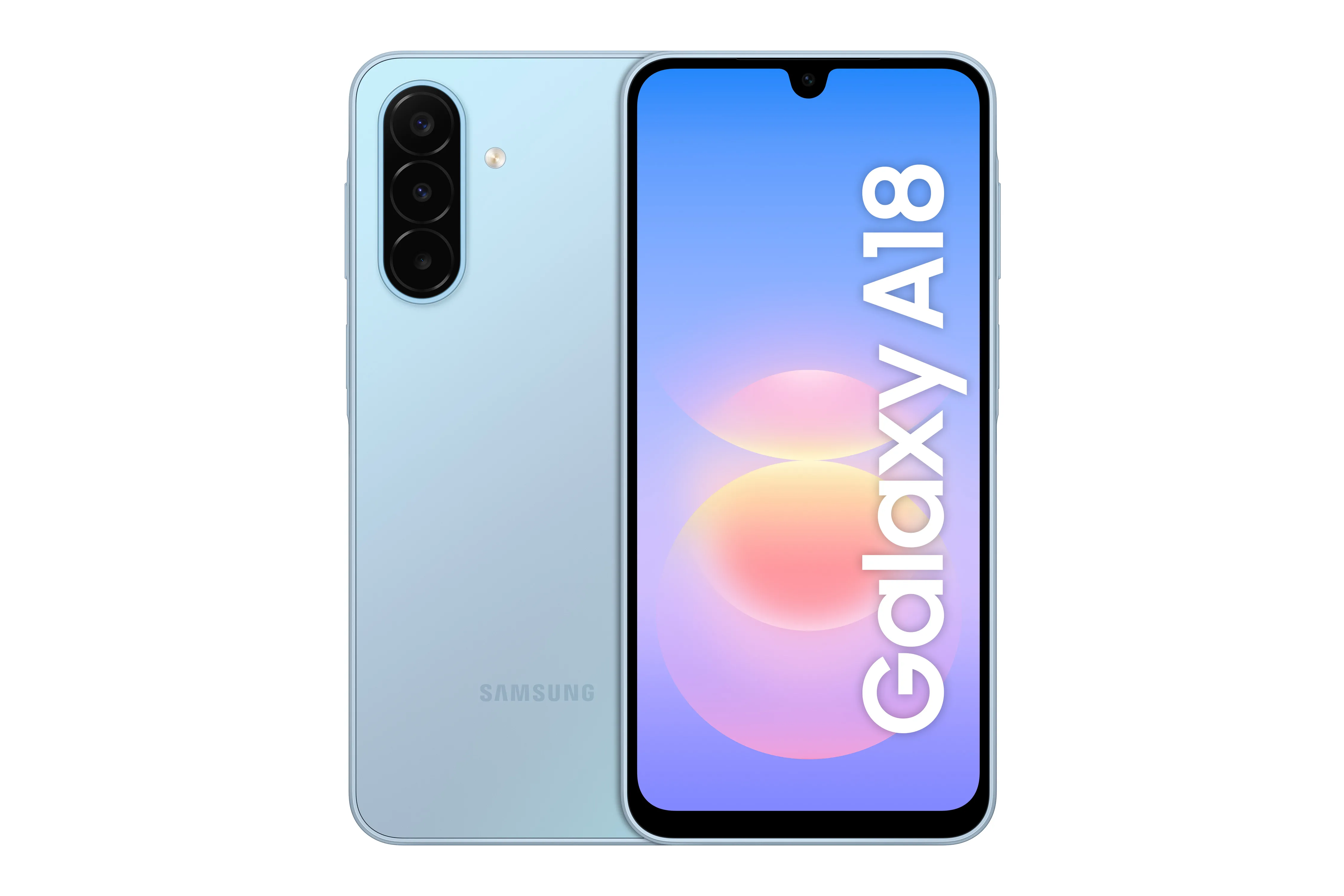 Smartfon Samsung Galaxy A18 4/128GB Funkcje AI 6,7" 90Hz 50Mpix Niebieski SM-A185