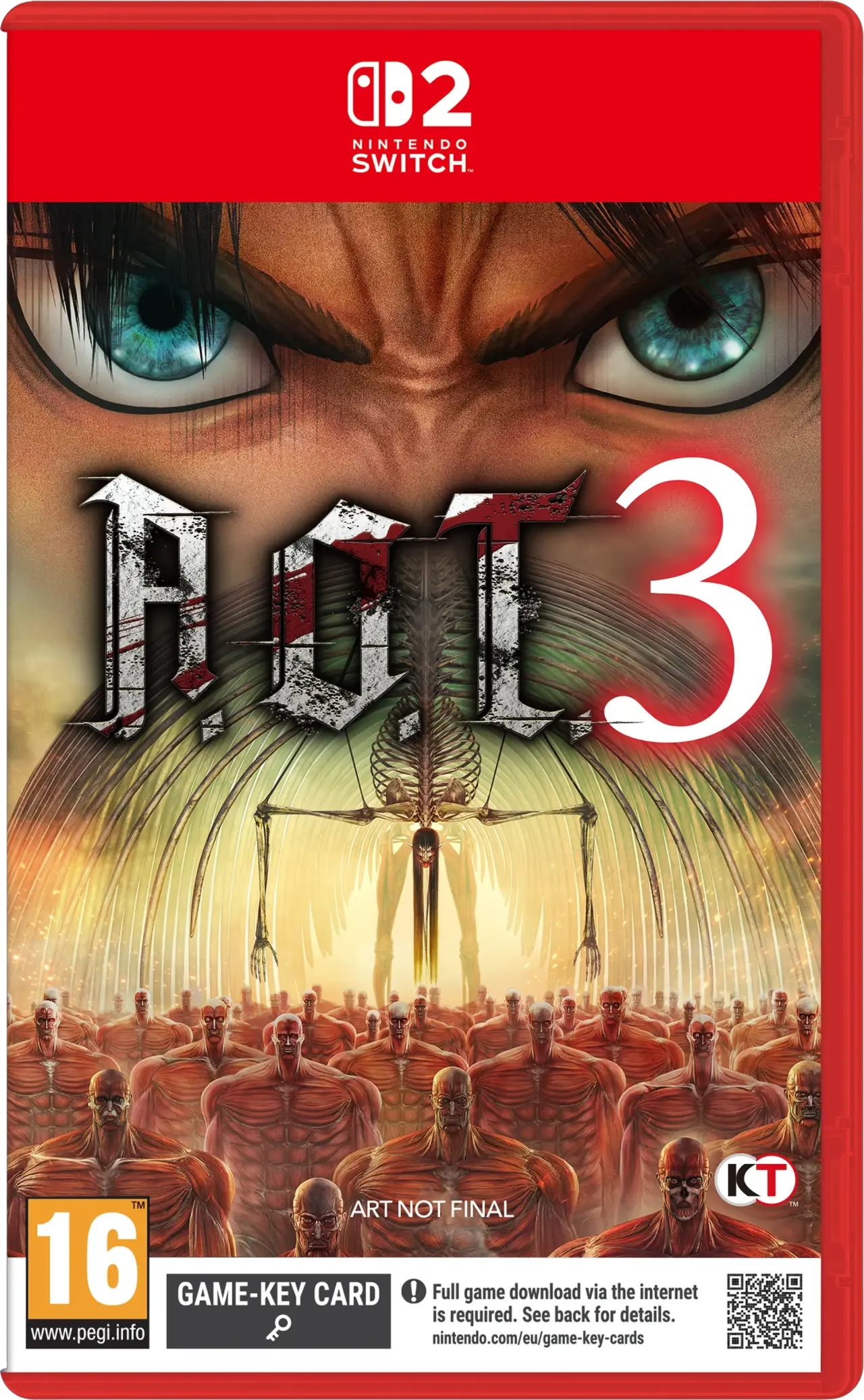 Attack on Titan 3 Gra na Nintendo Switch 2