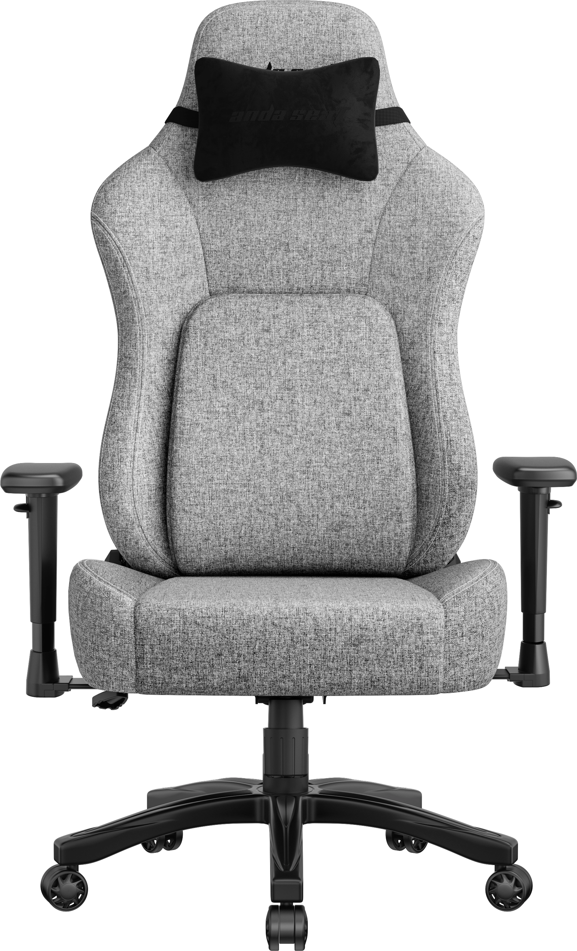 Fotel Anda Seat Phantom 4 L Gray Fabric Gamingowy do 100kg Tkanina Szary