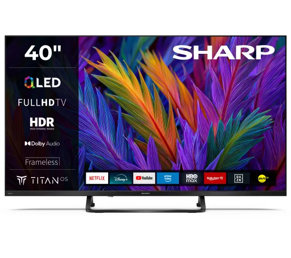 Sharp 40JF3855E 40" QLED Full HD Smart TV TitanOS DVB-T2