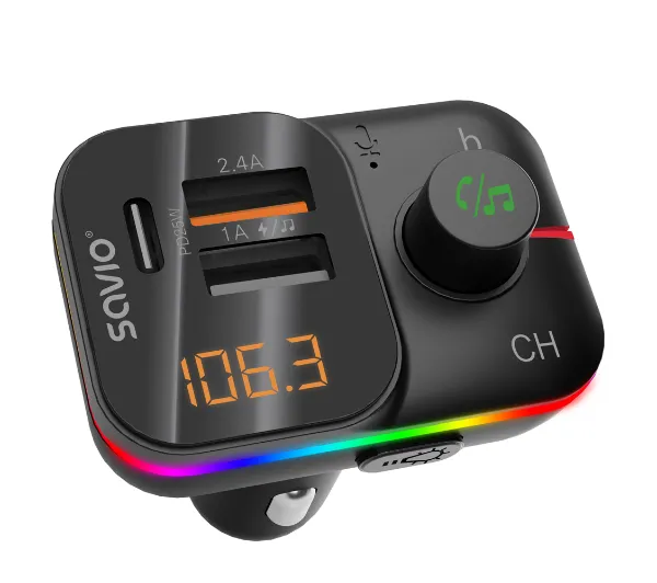 Savio TR-18 z Bluetooth 6.0 i funkcją szybkiego ładowania Czarny