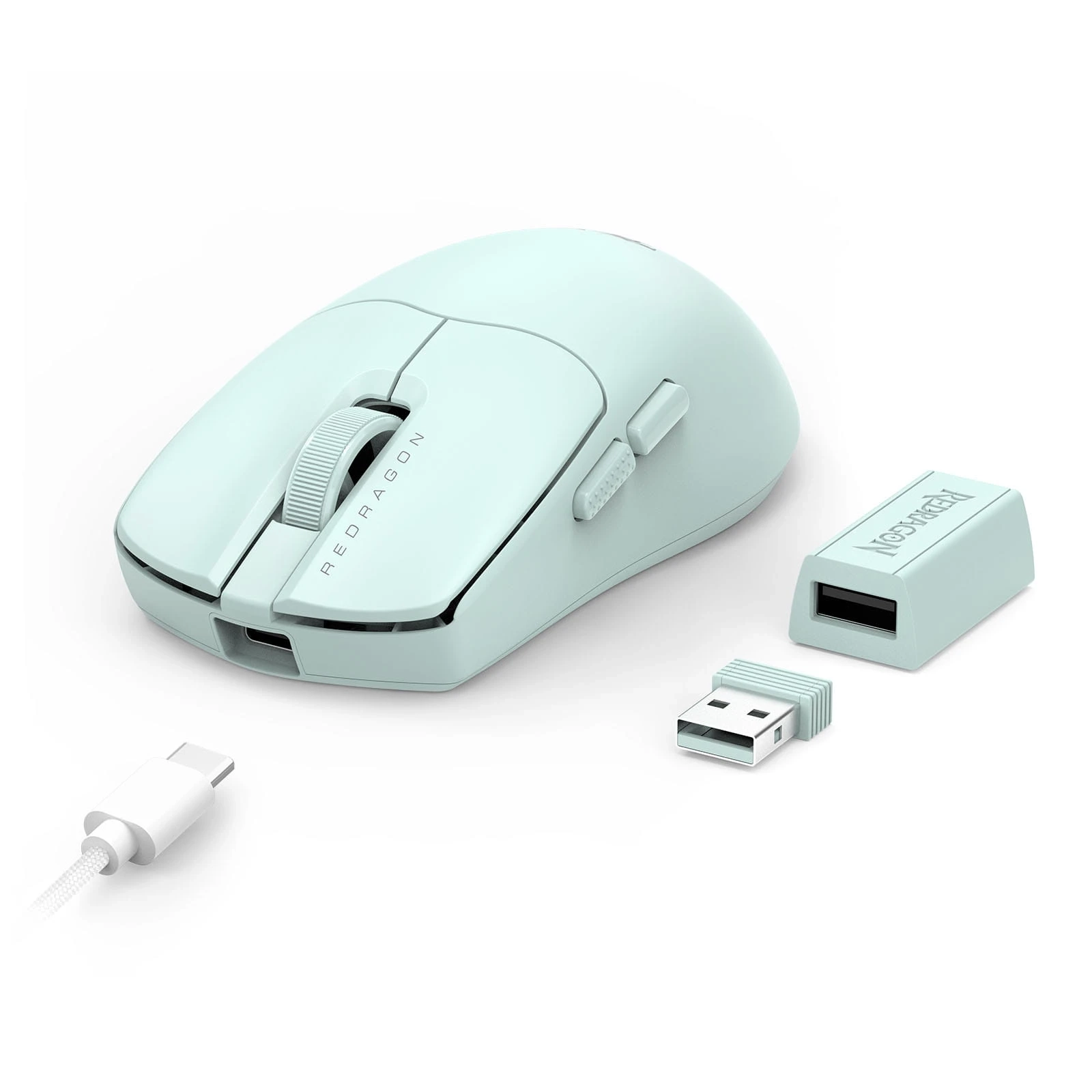 Myszka gamingowa Redragon M933BM-ULT Axion Light Blue