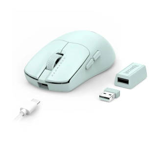 Myszka gamingowa Redragon M933BM-ULT Axion Light Blue