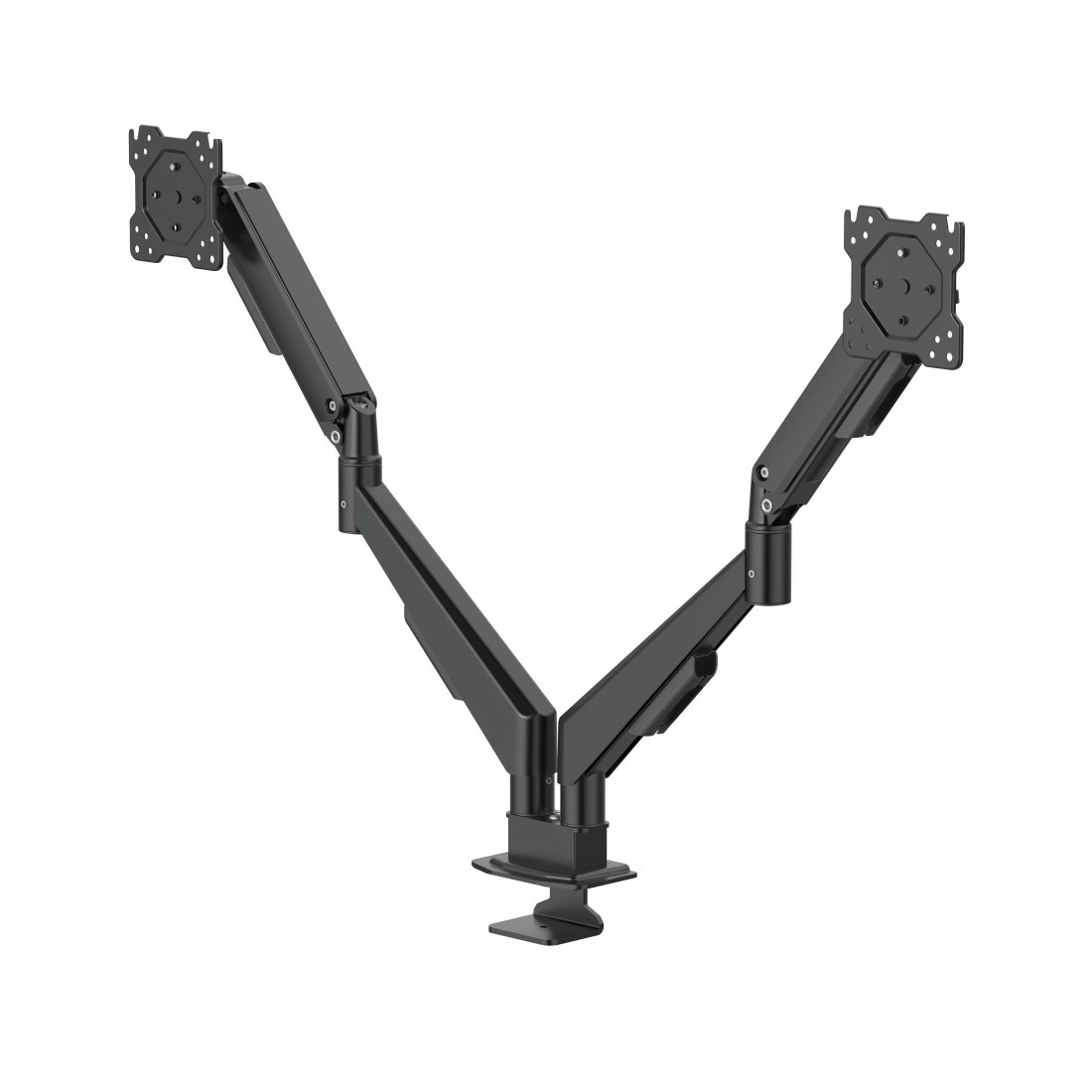 Uchwyt do monitora Hama Ze Spręzyną Gazową 2 Ramiona od 17" do 35" Max 15kg Na Ramię Czarny