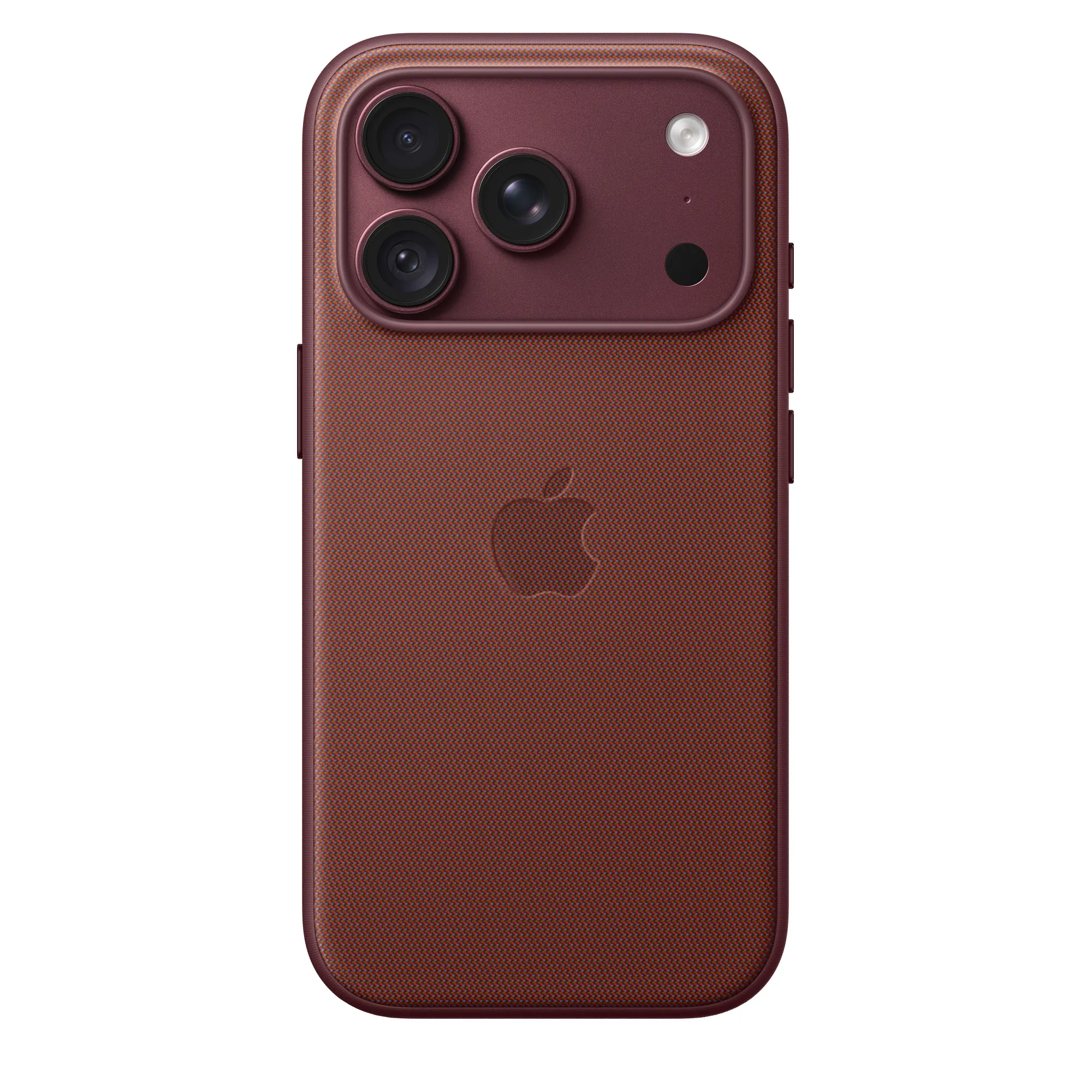 Etui Apple z tkaniny TechWoven z MagSafe do iPhone 18 Pro Burgundowy
