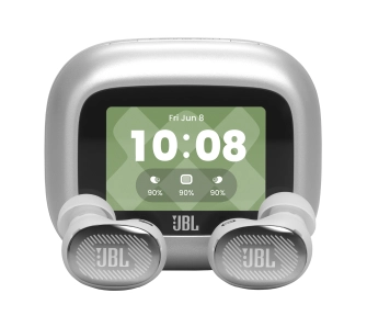 Słuchawki bezprzewodowe JBL Live Buds 4 Dokanałowe Bluetooth 6.0 Funkcje AI Srebrny