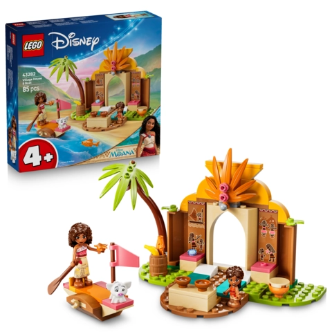 LEGO 43282 Disney Wiejska chatka i łódź