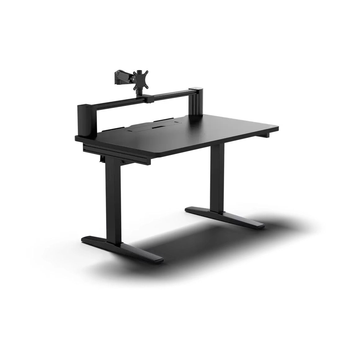 Biurko Corsair Platform:4 Standardowy 120cm Czarny Laminat