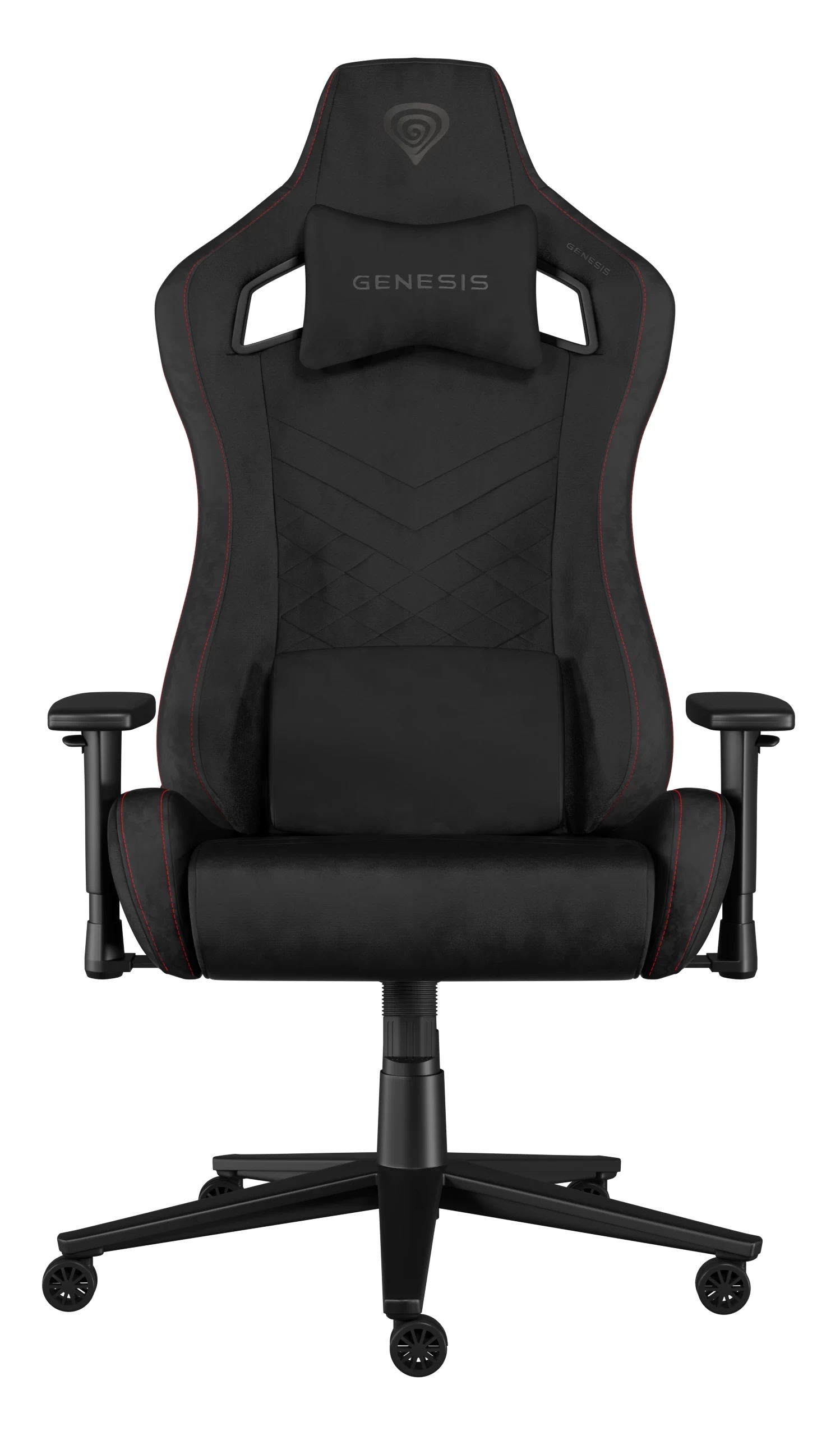 Fotel Genesis Nitro 660 Gamingowy do 150kg Tkanina Czarny
