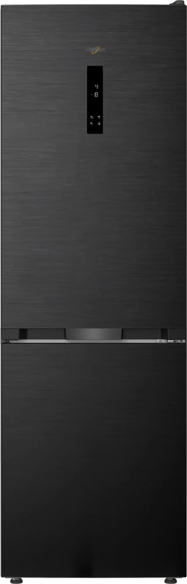 Lodówka Whirlpool WHK26373XR6E Pełny No Frost 186,5cm Szuflada z kontrolą wilgotności Funkcje AI Zdalne sterowanie Czarny Inox