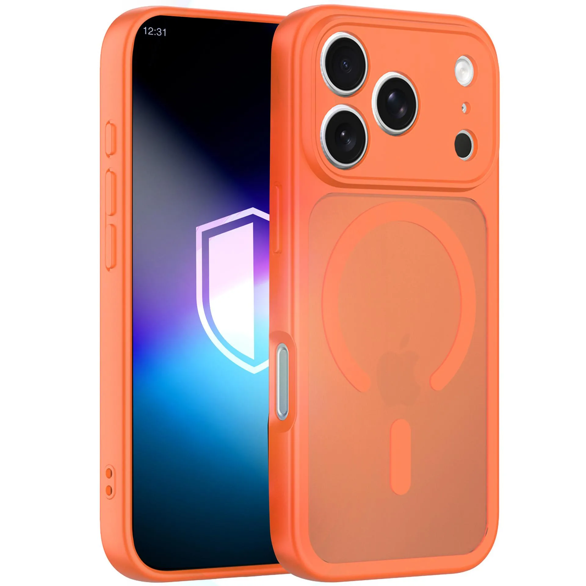 Etui 3mk Misty MagCase do iPhone 18 Pro / 17 Pro Pomarańczowy