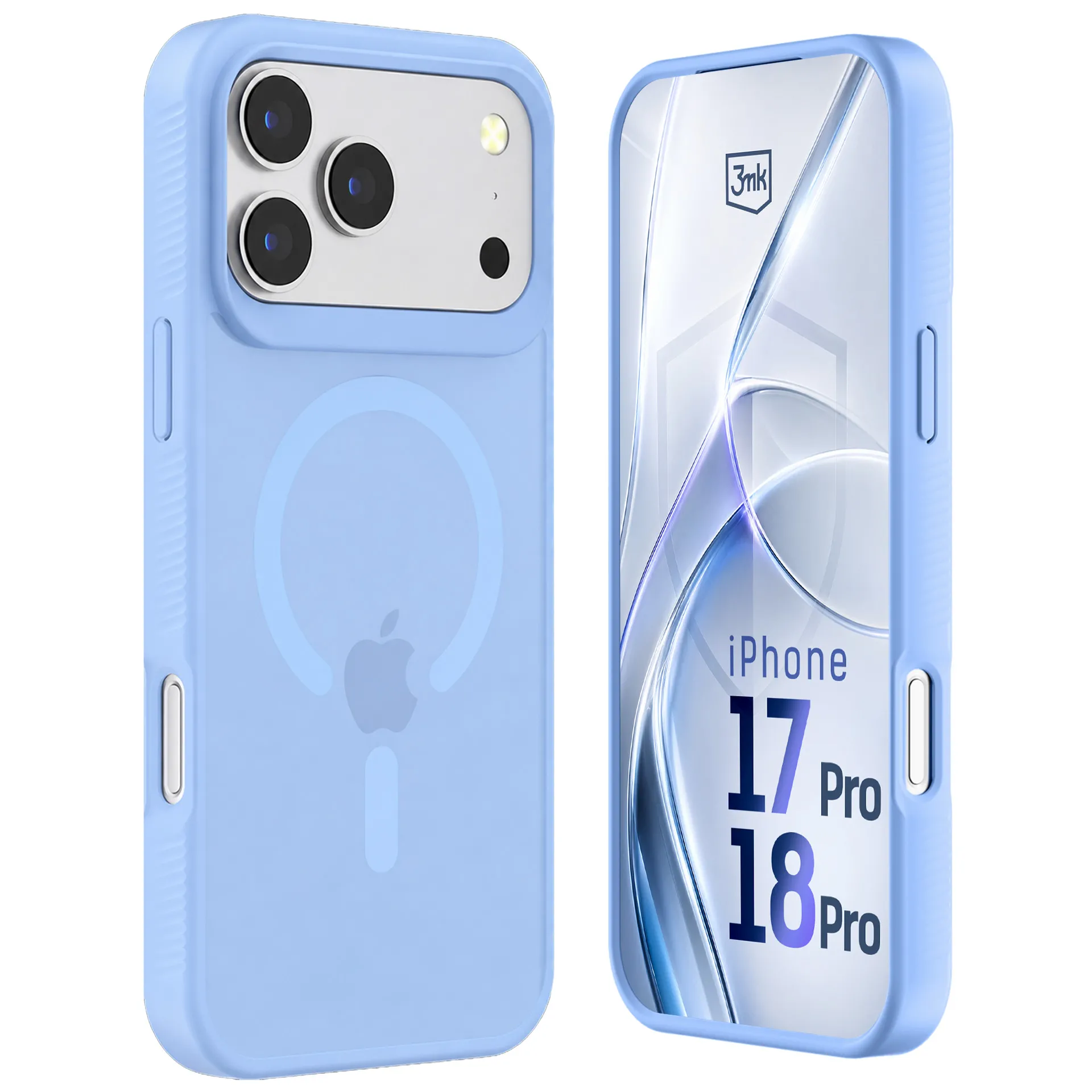 Etui 3mk Hardy Hazy MagCase do iPhone 18 Pro/ 17 Pro Niebieski