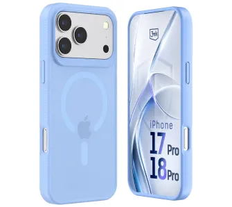 Etui 3mk Hardy Hazy MagCase do iPhone 18 Pro/ 17 Pro Niebieski