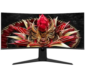 Monitor TCL 34R83Q 34" UWQHD QD-MIni LED Fast HVA 170Hz 1ms Zakrzywiony Gamingowy
