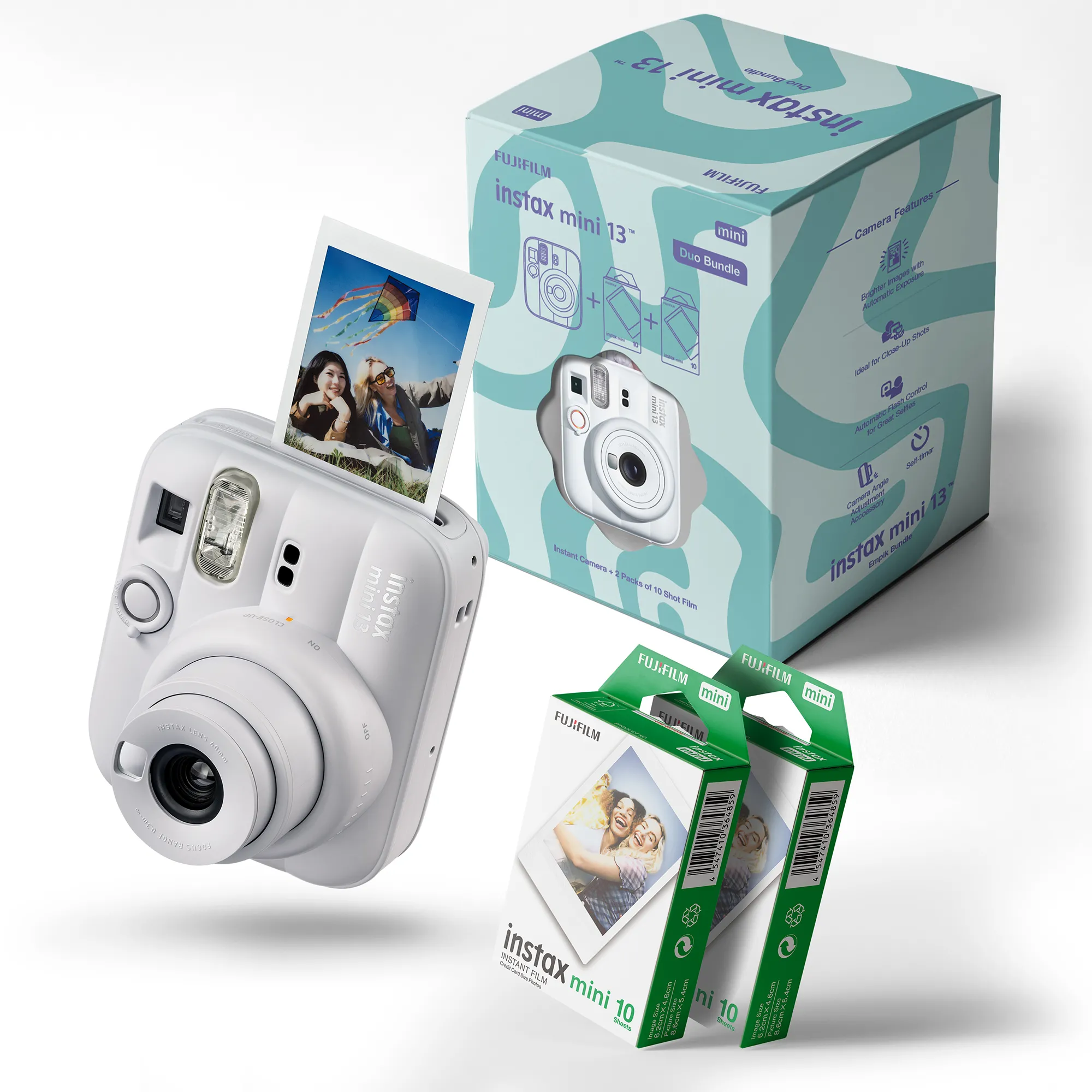 Aparat Fujifilm Instax MINI 13 Biały + wkłady 10x2