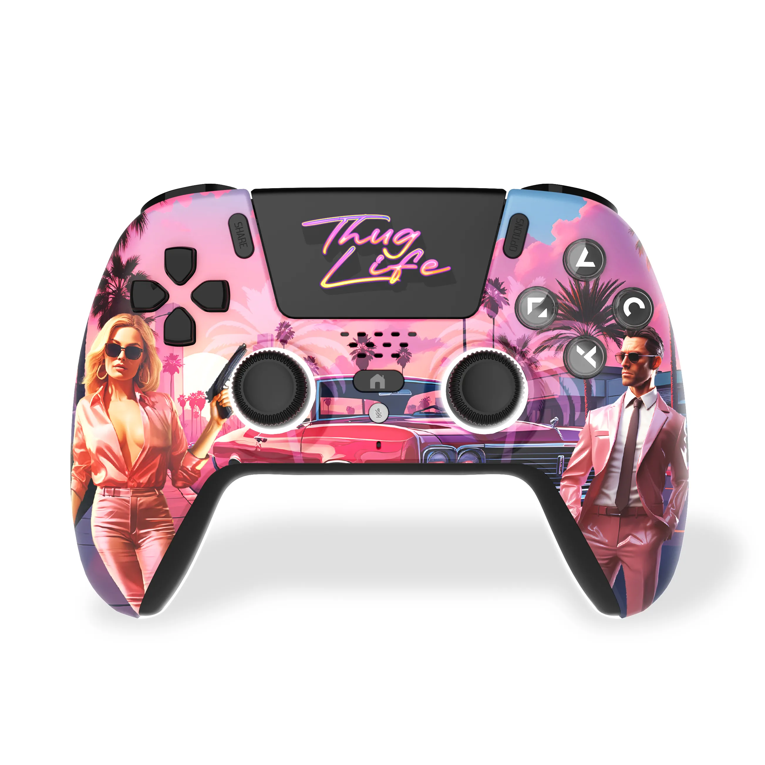 Pad Freaks And Geeks Thug Life LED do PC, PlyStation, Android, iOS Bezprzewodowy