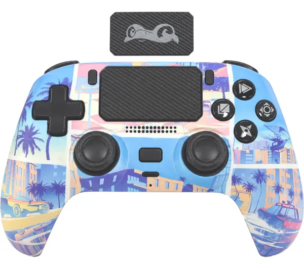 FroggieX FX-P5-GP4-W Vibe City Edition do PC, PlayStation 5, Android, iOS Bezprzewodowy Biały