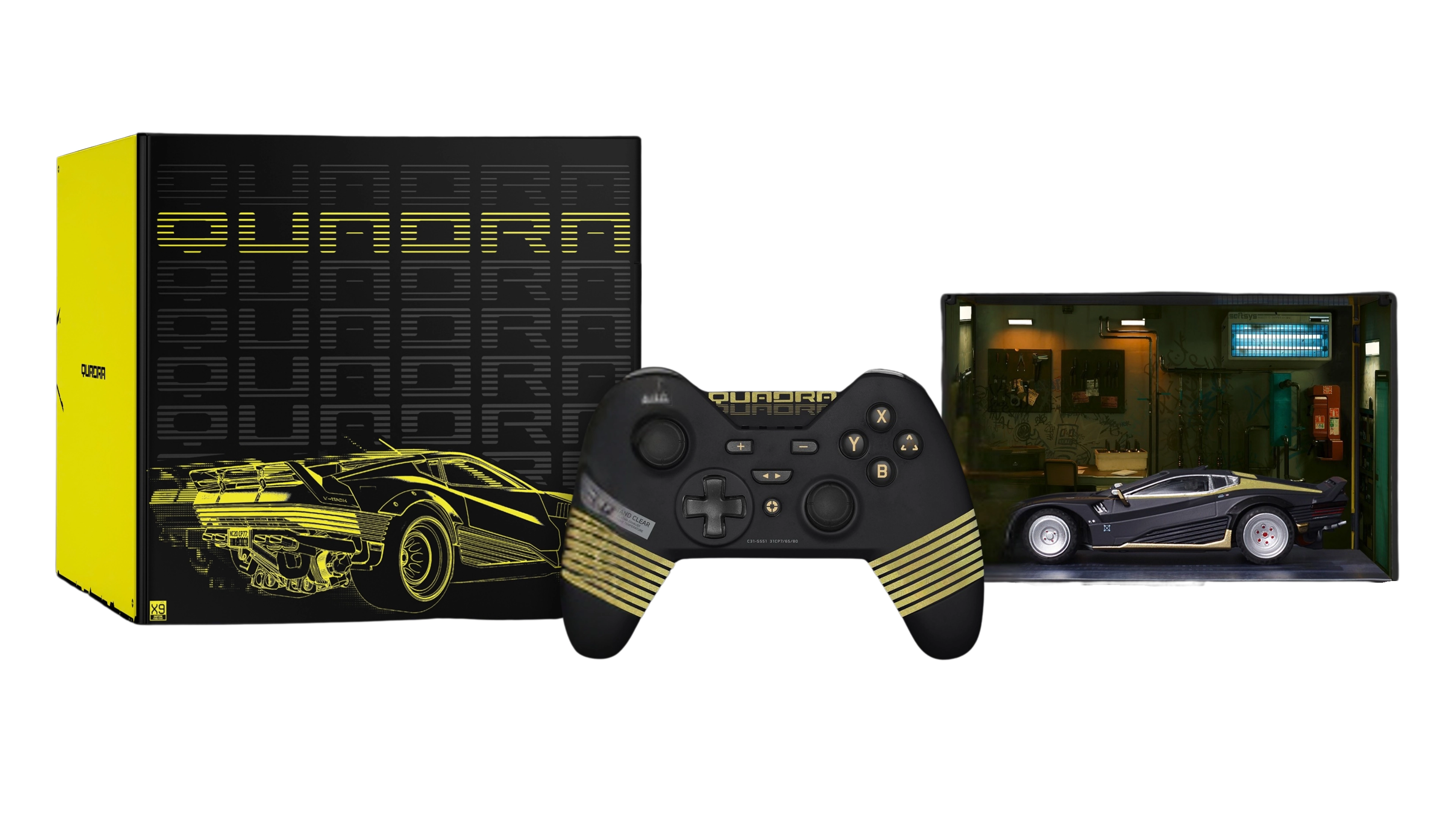 Zestaw Bandai Namco Cyberpunk 2077 Samochód Quadra RC Turbo-R V-Tech