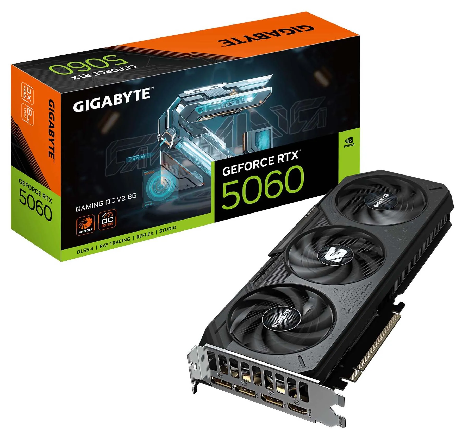 Karta graficzna Gigabyte GeForce RTX 5060 Gaming OC 8GB GDDR7 128bit DLSS 4