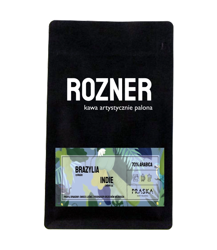Kawa ziarnista Rozner Brazylia Indie 250g