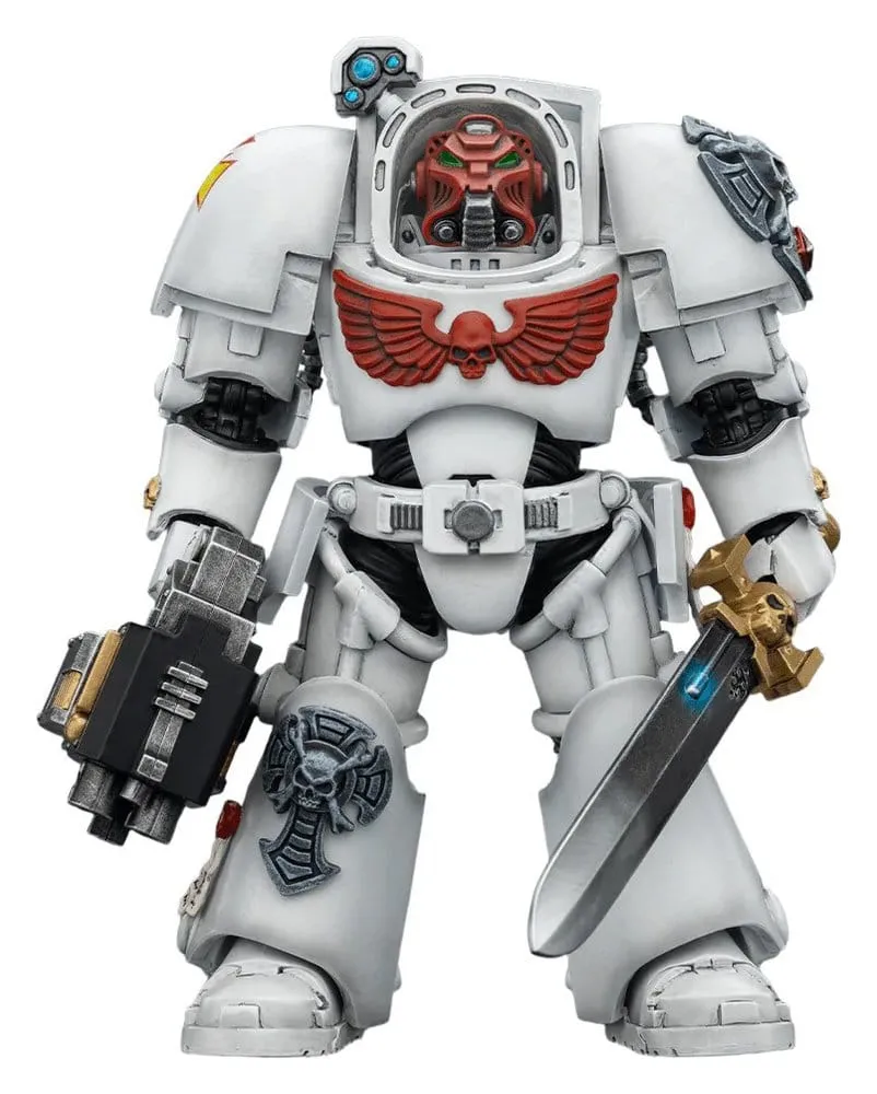 Figurka Joy Toy Warhammer 40k White Scars Terminator 1 with Power Sword and Storm Bolter