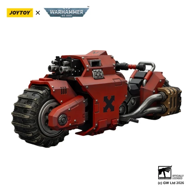 Figurka Joy Toy Warhammer 40k Blood Angels Raider-pattern Combat Bike Blood Angels