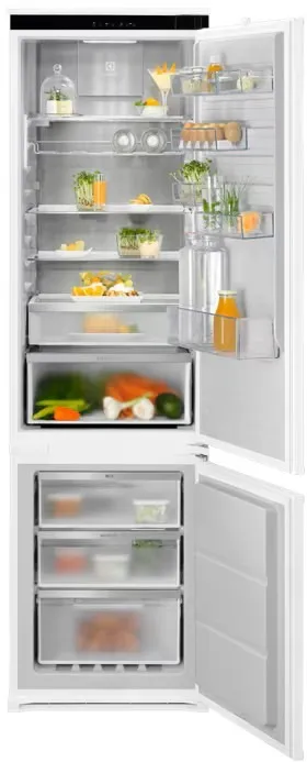 Lodówka Electrolux 700 E7MNAE19S Pełny No Frost 188,4cm Komora świeżości Funkcje AI