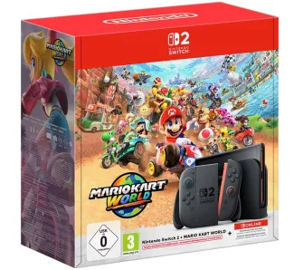 Konsola Nintendo Switch 2 Joy-Con Czarny + Mario Kart World + Switch Online 3 m-ce