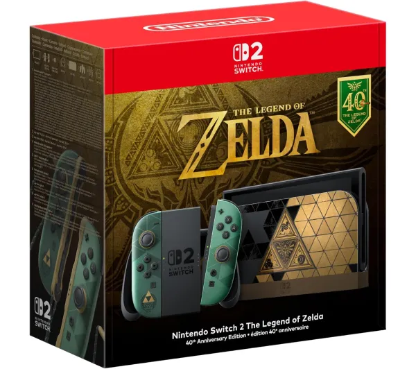 Nintendo Switch 2 The Legend of Zelda 40th Anniversary Edition
