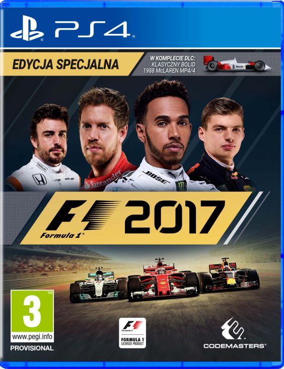 F1 2017 Gra na PS4 (Kompatybilna z PS5)