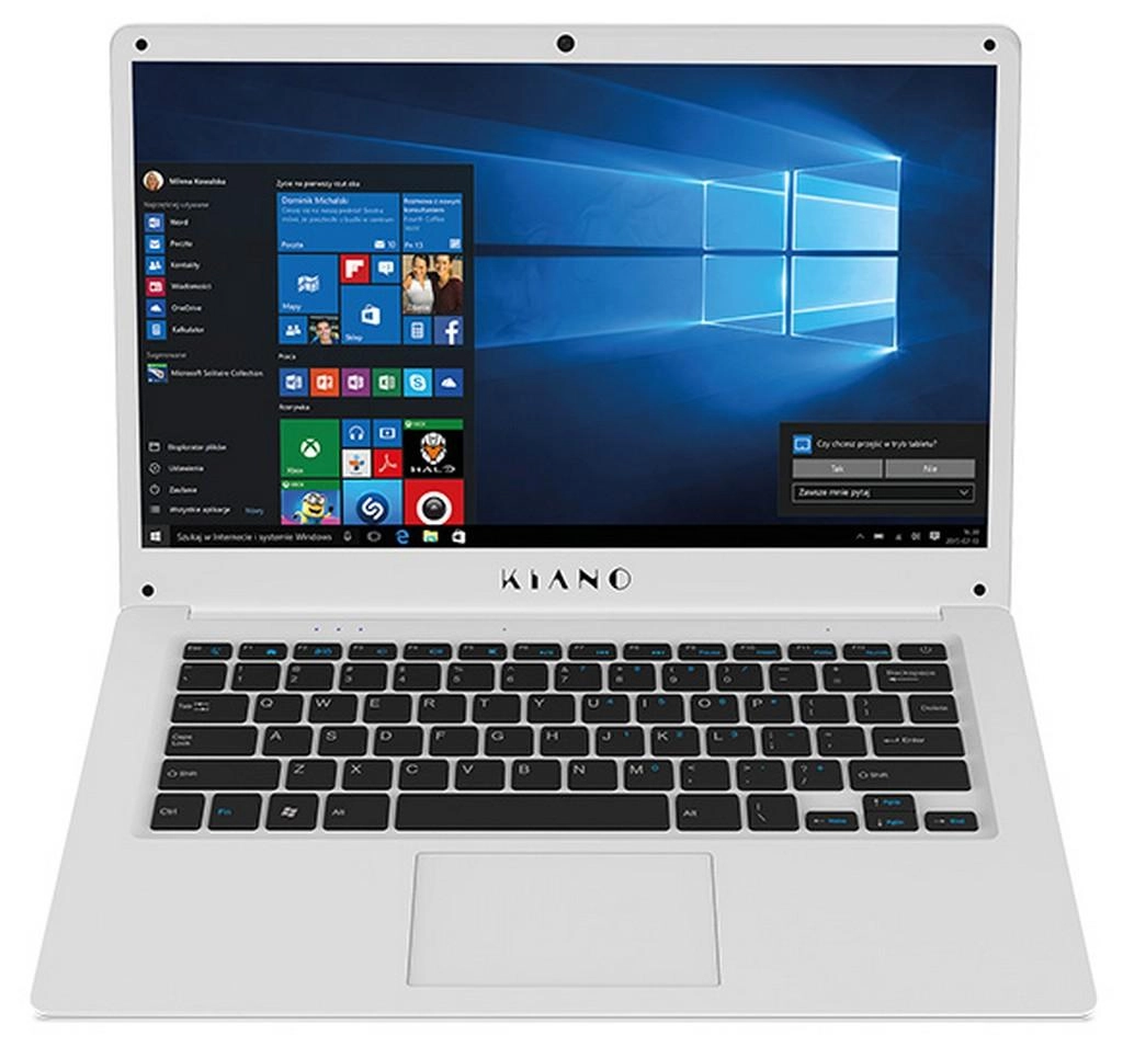 Laptop Kiano SlimNote 14,2 Intel® Atom™ x5-Z8350 2GB RAM  32GB Dysk  Win10 Srebrny