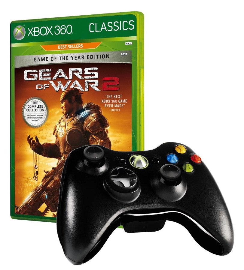 Kontroler Microsoft Xbox 360 Wireless + gra