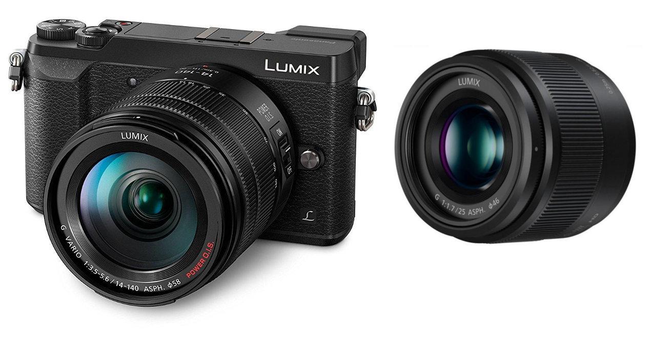 Aparat Panasonic Lumix DMC-GX80 + 14-140 mm + 25 mm (czarny)