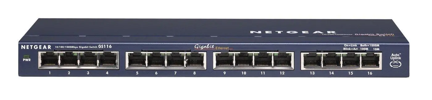 Switch Netgear GS116GE Granatowy