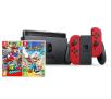 Konsola Nintendo Switch Joy-Con (czerwony) + Super Mario Odyssey + "Mario+Rabbids Kingdom Battle"