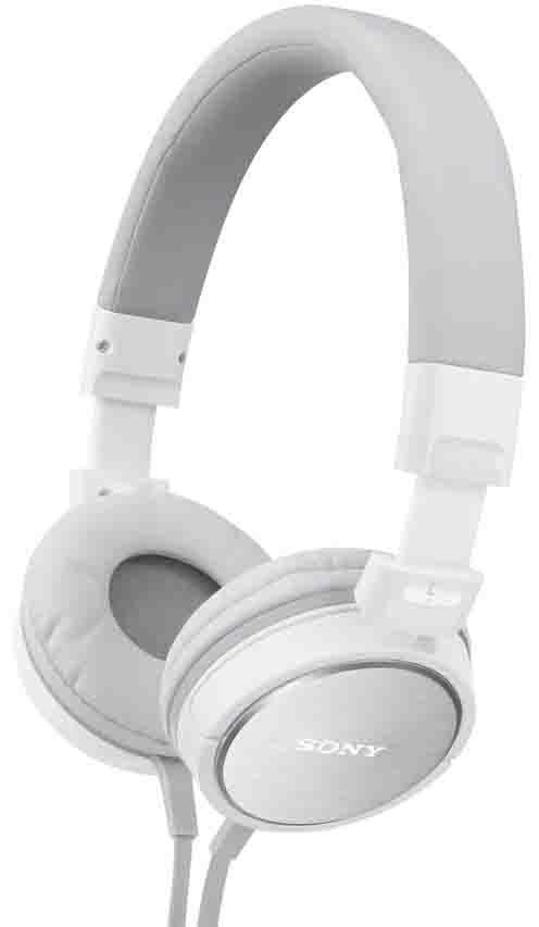 Słuchawki przewodowe Sony MDR-ZX600 (biały)