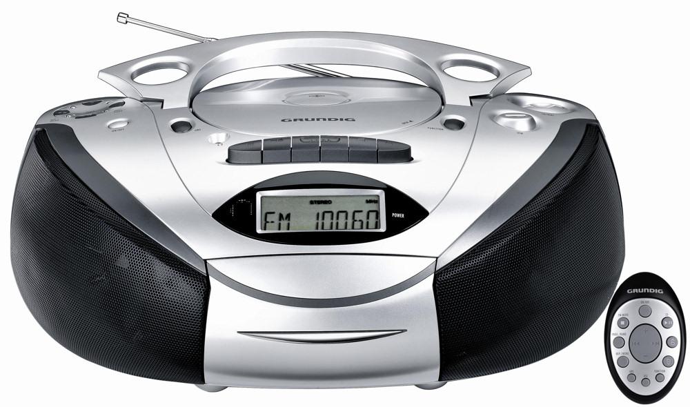 Radiomagnetofon Grundig RRCD 3720 DEC (srebrny)