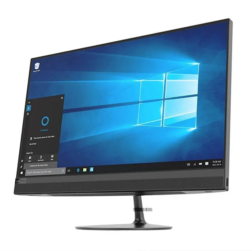Komputer Lenovo Ideacentre 520-22IKL  i3-7100T  21,5" 4GB RAM  1TB Dysk  R530  Win10 Czarny