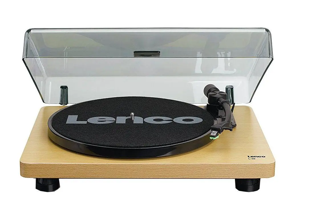 Gramofon Lenco L-30WD Półautomatyczny Napęd paskowy Przedwzmacniacz Drewniany