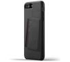 Mujjo Full Leather Wallet Case iPhone 7/8 Plus (czarny)