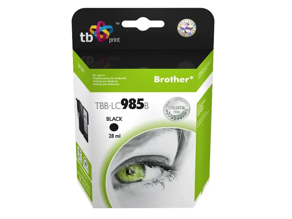 Tusz TB Print TBB-LC985B (zamiennik LC-985BK) Czarny 19 ml