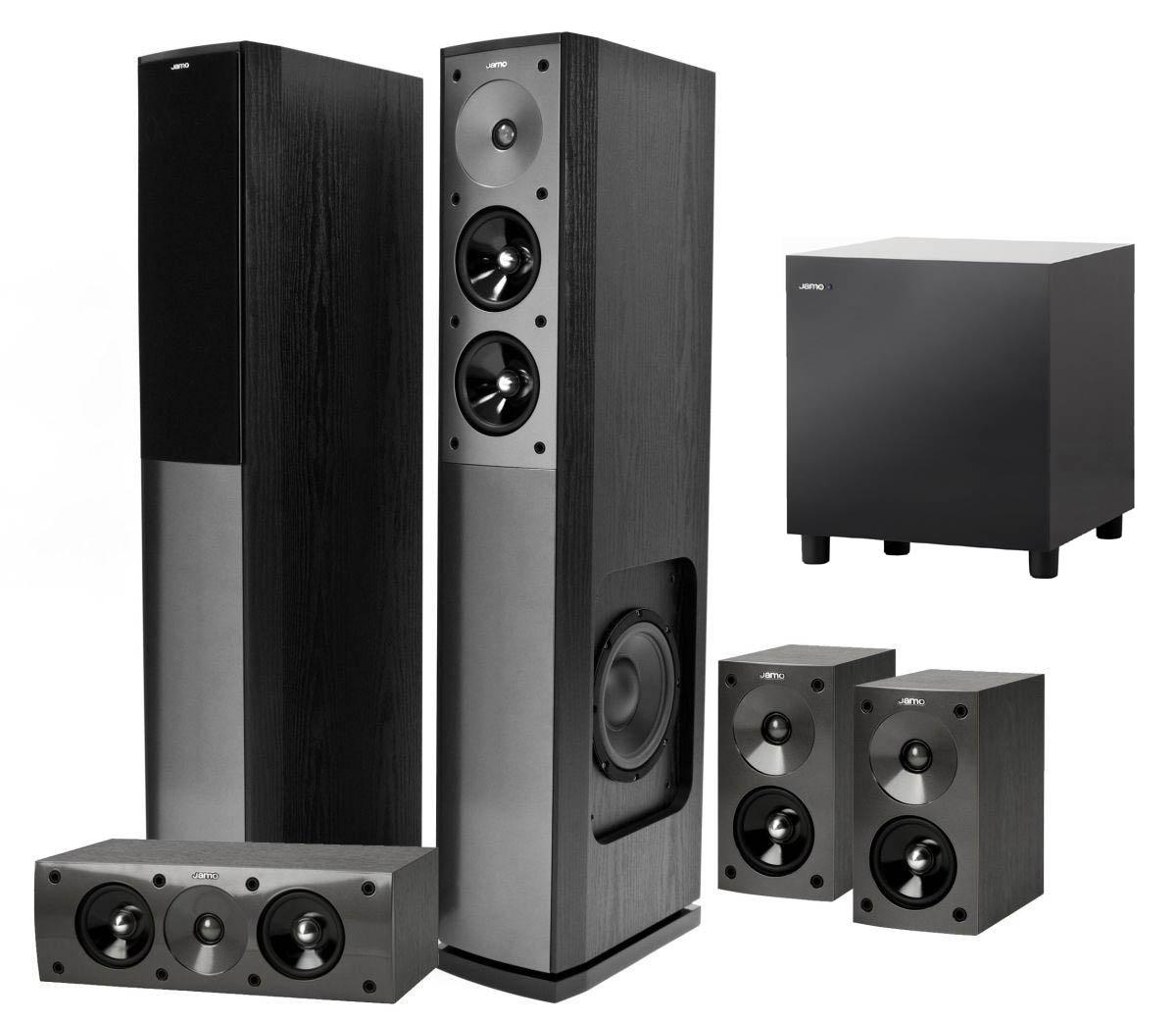 Zestaw kolumn Jamo S 606 HCS 3 + SUB 210 (czarny)