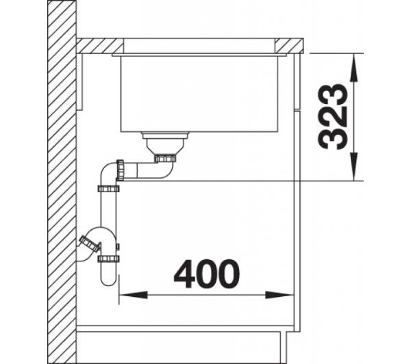Blanco SUBLINE 700-U LEVEL 523461 Granitowy Kawa - Kup na Raty - RRSO 0%