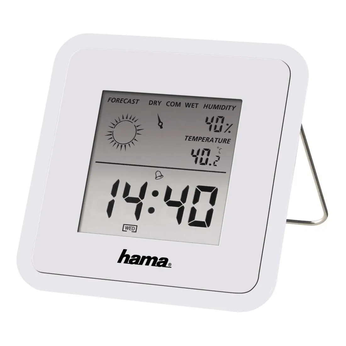Zegar z termometrem Hama TH50 Biały