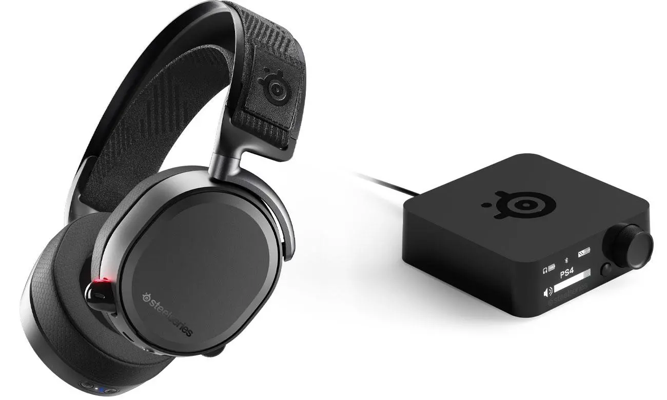 Słuchawki bezprzewodowe z mikrofonem SteelSeries Arctis Pro Wireless Nauszne Czarny