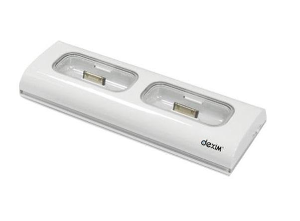 Ładowarka sieciowa Dexim DCA037 Dual Dock Charger (biały)